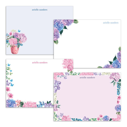 Hydrangea Dreams Flat Note Card Collection